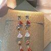 692fc63999f2d84055c88b20 BVLGARI DIVA White Mother-of-Pearl and Red Carnelian Earrings (Diamond-Free Version)