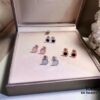 UFO Back Ear Studs [Proxy Purchase Version] BVLGARI Bulgari Classic Black and White Ceramic Earrings with Mother-of-Pearl and Onyx Inlay, Double-Sided Wearable Design