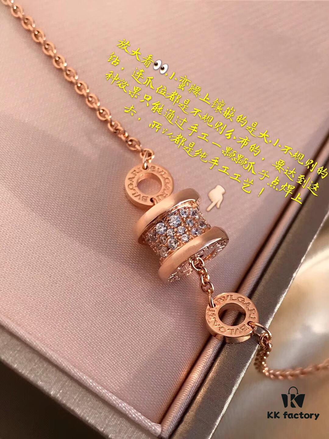 692fc64399f2d84055c88b37 Bvlgari Bulgari Full Diamond Serpenti Bracelet Small Size, Sparkling S925 Sterling Silver with Heavy 18K Gold Plating