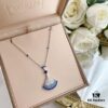 692fc65e99f2d84055c88b69 🎄Christmas Gift 🎁 BVLGARI Bulgari New Full Diamond Fan Necklace, V-Gold Plated Material