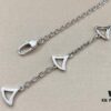 692fc66199f2d84055c88b70 🎄Christmas Gift 🎁 BVLGARI Bulgari New Full Diamond Fan Necklace, V-Gold Plated Material