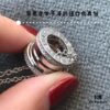 692fc66599f2d84055c88b79 Bvlgari B-Zero Diamond Spring Necklace, Aesthetic Classic Piece with 18K Gold Plating