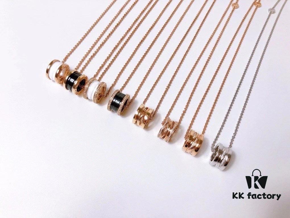692fc66899f2d84055c88b7f BVLGARI Bulgari Yellow Gold Spring Series Necklace - In Stock