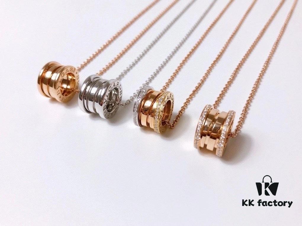 692fc66999f2d84055c88b80 BVLGARI Bulgari Yellow Gold Spring Series Necklace - In Stock