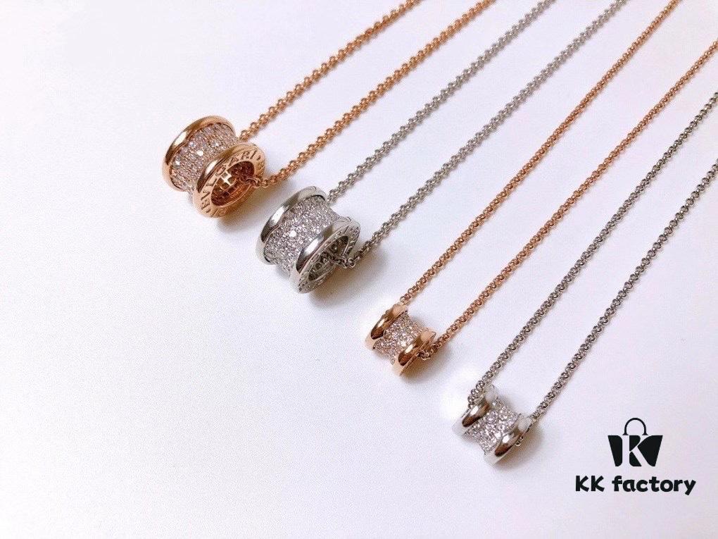 692fc66999f2d84055c88b82 BVLGARI Bulgari Yellow Gold Spring Series Necklace - In Stock