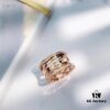 BVLGARI Diamond-Paved Openwork Ring