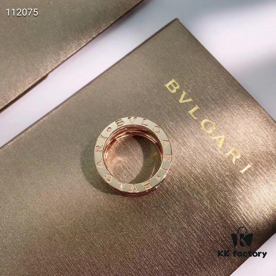 BVLGARI Diamond-Paved Openwork Ring