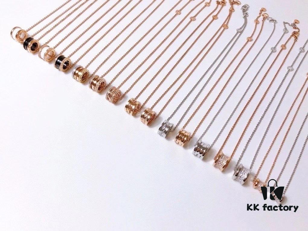 692fc68299f2d84055c88ba8 BVLGARI Bulgari Yellow Gold Spring Series Necklace - In Stock