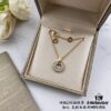New 925 Silver Bvlgari Coin Necklace