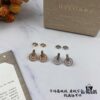 692fc68f99f2d84055c88bc4 New 925 Silver Bvlgari Coin Earrings
