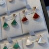 Bvlgari Fan Earrings, Three Styles Eight Colors Diva Earrings, Professional Quality Guaranteed! The Diva Never Chooses Who Wears It, No Need to Match Clothes, Just Have Pierced Ears
