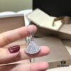 692fc69a99f2d84055c88bd8 BVLGARI Bulgari Divas' Dream Embrace Your True Self Full Diamond Fan Necklace with 18K Gold Plating