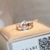 692fc6a499f2d84055c88bef New 925 Natural White Mother of Pearl Bvlgari Coin Ring