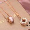 692fc6ad99f2d84055c88c04 Bvlgari B.zero1 Pink Gold Full Diamond White Ceramic Necklace