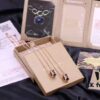 Bvlgari Sterling Silver Full Diamond Rose Gold Black Ceramic Necklace