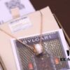 692fc6ae99f2d84055c88c0a Bvlgari B.zero1 Pink Gold Full Diamond White Ceramic Necklace