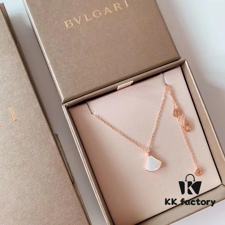 692fc6b799f2d84055c88c1f Small Fan Pendant Necklace Inspired by Bvlgari