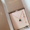 Medium Rhinestone Fan Pendant Necklace