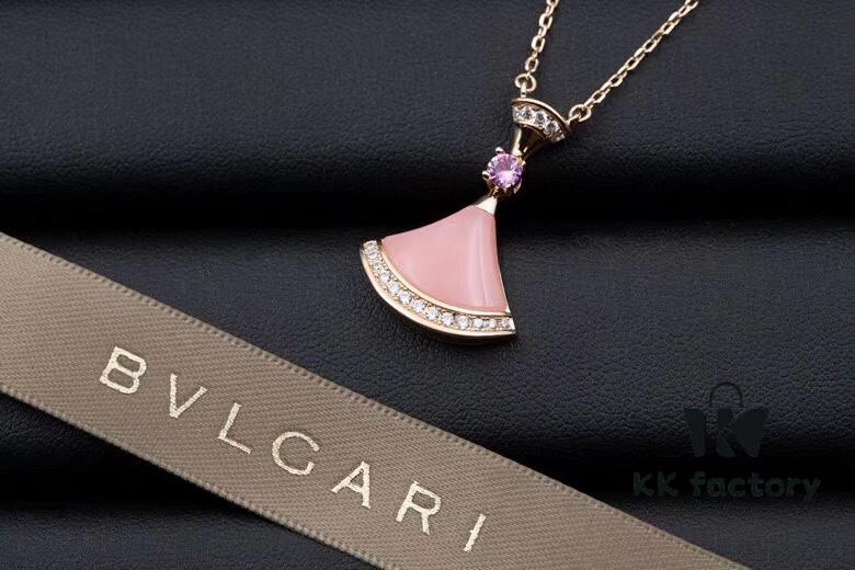 692fc6ca99f2d84055c88c4f BVLGARI Divas' Dream Pink Opal Pendant Necklace - Special Edition for Chinese Qixi Festival 2020
