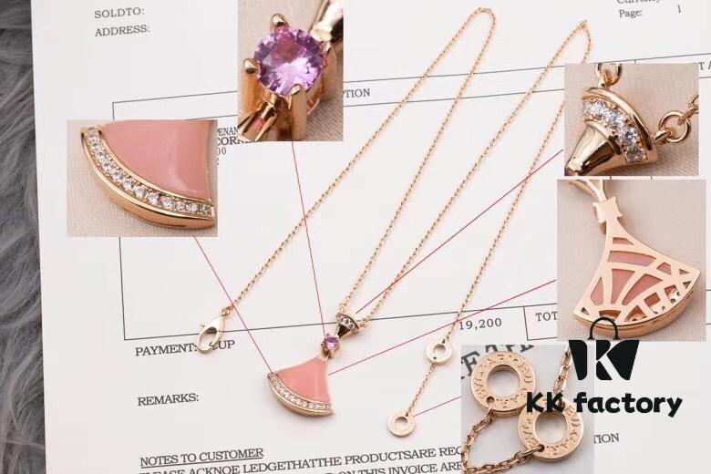 692fc6ca99f2d84055c88c50 BVLGARI Divas' Dream Pink Opal Pendant Necklace - Special Edition for Chinese Qixi Festival 2020
