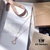 692fc6cb99f2d84055c88c53 Bvlgari-inspired Rose Gold Plated 925 Sterling Silver Necklace with Elegant Fan Pendant, Adjustable Length, Luxurious and Timeless Design