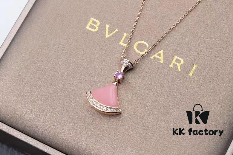 692fc6cb99f2d84055c88c55 BVLGARI Divas' Dream Pink Opal Pendant Necklace - Special Edition for Chinese Qixi Festival 2020