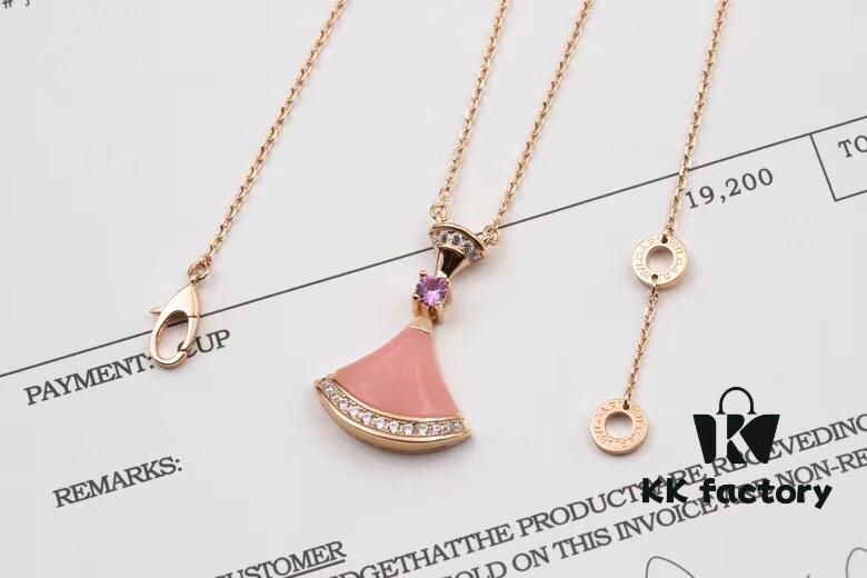 692fc6cc99f2d84055c88c57 BVLGARI Divas' Dream Pink Opal Pendant Necklace - Special Edition for Chinese Qixi Festival 2020