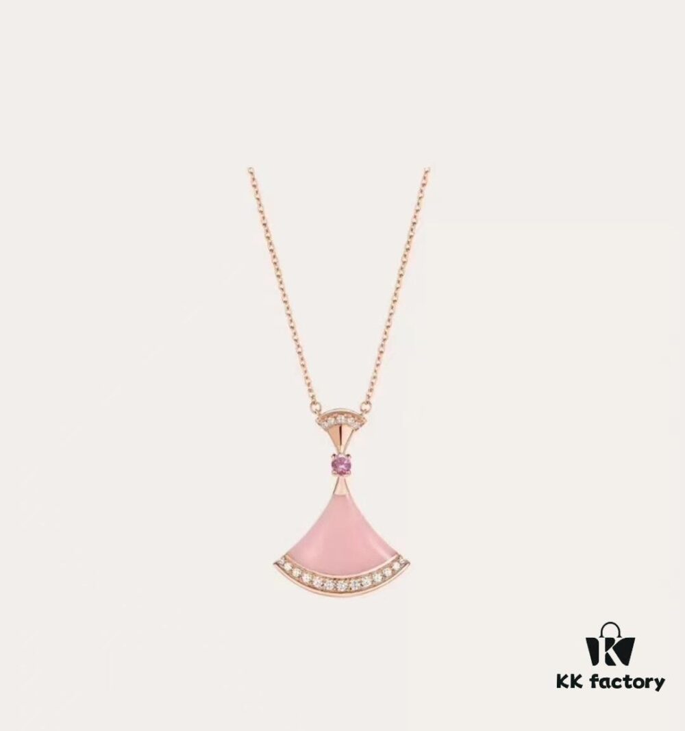 692fc6cf99f2d84055c88c5b Bvlgari New Qi Xi Pink Opal Dress Necklace