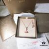 Bvlgari New Qi Xi Pink Opal Dress Necklace