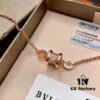 692fc6d399f2d84055c88c6a BVLGARI B-Zero Series Serpenti Full Diamond Rose Gold Bracelet S925 Sterling Silver Plated with 18K Thick Gold and Swarovski Crystals