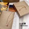 692fc6d499f2d84055c88c6f Bvlgari Serpenti Rose Gold Full Diamond Necklace in 925 Sterling Silver with 18K Thick Gold Plating
