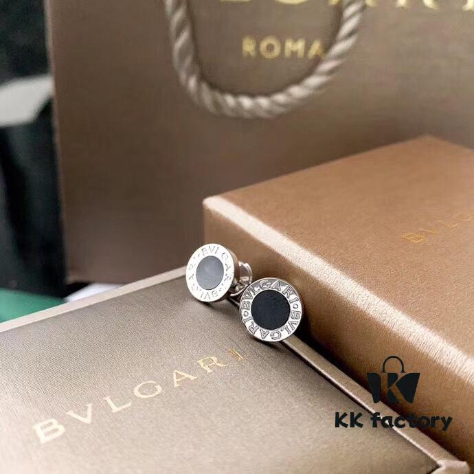 692fc6d699f2d84055c88c76 BVLGARI B.ZERO1 Series Stud Earrings with Black Onyx, 925 Silver Version