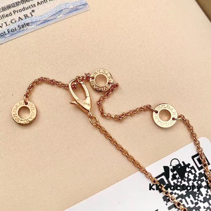 692fc6d799f2d84055c88c77 Bvlgari Serpenti Rose Gold Full Diamond Necklace in 925 Sterling Silver with 18K Thick Gold Plating