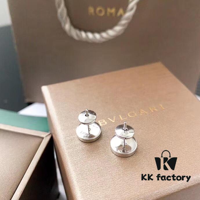 692fc6d999f2d84055c88c7d BVLGARI B.ZERO1 Series Stud Earrings with Black Onyx, 925 Silver Version