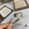 692fc6da99f2d84055c88c7f BVLGARI Natural Malachite + Premium White Mother of Pearl Bracelet, Upgraded Luxury Snake Design with Imported Craftsmanship, High-Carbon Diamonds on Snake Head, Gold Plating, Vivid and Lifelike