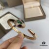 692fc6da99f2d84055c88c82 BVLGARI Natural Malachite + Premium White Mother of Pearl Bracelet, Upgraded Luxury Snake Design with Imported Craftsmanship, High-Carbon Diamonds on Snake Head, Gold Plating, Vivid and Lifelike