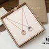 692fc6de99f2d84055c88c8e BVLGARI 👑 Top-tier Bulgari 2020 Roma Collection Classic Disc Diamond Letter Necklace ❤️ High-end Handcrafted Inlay with Refined Details Matching Store Engraving