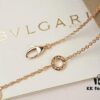 692fc6e199f2d84055c88c98 BVLGARI 👑 Top-tier Bulgari 2020 Roma Collection Classic Disc Diamond Letter Necklace ❤️ High-end Handcrafted Inlay with Refined Details Matching Store Engraving