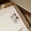 692fc6e199f2d84055c88c99 Top-Tier Bvlgari 2020 Roman Series Classic Disc Diamond Letter Stud Earrings, Exclusive Launch