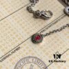 692fc6e399f2d84055c88ca0 Exclusive In-Stock! BVLGARI Bulgari Classic Series Charity 'Little Red Man' Necklace for Couples – Ready to Ship, Full Packaging