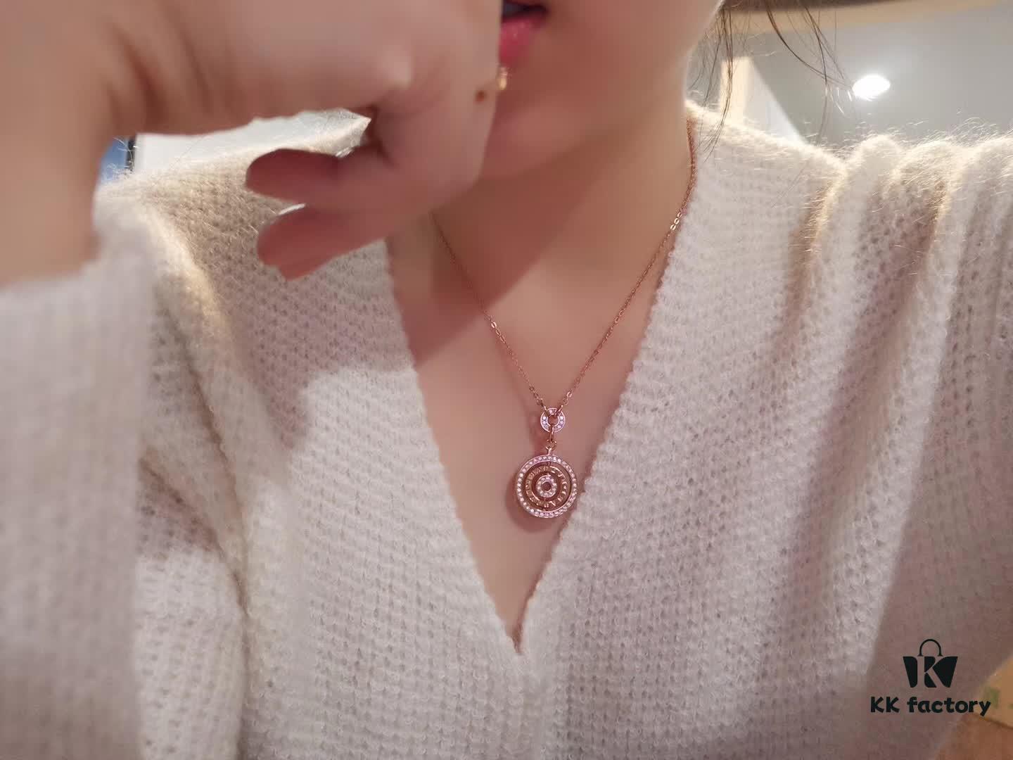 692fc6e799f2d84055c88cae Bvlgari Bulgari Astrale Series Good Fortune Necklace, Reversible Double-Sided Design with Diamond and Logo Engravings, Top-Tier Version on Market! Premium German Imported 925 Sterling Silver with Pt950 Platinum Plating, Visually Comparable to Genuine Gold and Diamonds, Available in Platinum and Rose Gold – High-End Edition
