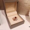 BVLGAR Classic Reimagined: Bvlgari Shell Dress Ring with Serpent Design, Adjustable Silver Gold Plated Ring Featuring Natural Mother of Pearl and Brilliant Diamonds
