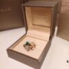 BVLGAR Classic Reimagined: Bvlgari Shell Dress Ring with Serpent Design, Adjustable Silver Gold Plated Ring Featuring Natural Mother of Pearl and Brilliant Diamonds