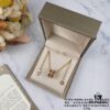692fc70099f2d84055c88ce1 New Two-Tone 925 CNC High-Quality Bulgari Spiral Necklace with Studs and Black Ceramic Edge