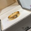 692fc70199f2d84055c88ce3 New Arrival V Gold Plated 1.0 Micron Gold Bvlgari-Style Diamond Ring, Most Popular Design, Eternal Classic, High-End Micro-Paved High-Carbon Diamond Material, Authentic Gold Feel