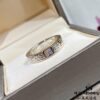 692fc70299f2d84055c88ce5 New Arrival V Gold Plated 1.0 Micron Gold Bvlgari-Style Diamond Ring, Most Popular Design, Eternal Classic, High-End Micro-Paved High-Carbon Diamond Material, Authentic Gold Feel