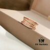 692fc70399f2d84055c88ceb New BVLGARI B.zero1 Rock Series Spring Ring with Rivet Design, Full Diamond Inlay, Unisex Couple Rings