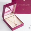 692fc70a99f2d84055c88cfd DIVAS' DREAM Series Necklace BVLGARI Bulgari Limited Edition for Qixi Valentine's Day, 18K Rose Gold with Round Brilliant Diamond (0.07ct), Pink Sapphire (0.57ct), and Pavé Diamonds (0.14ct)
