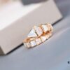 692fc70c99f2d84055c88d03 Bvlgari Serpenti Series White Mother-of-Pearl Diamond-Inlaid Snake Ring, V Gold Material with Imported High-Carbon Diamonds, Hand-Set, Adjustable Unisex Ring