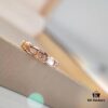 692fc71499f2d84055c88d1a Bvlgari Serpenti Viper Series Smooth Half-Pavé Snakebone Ring